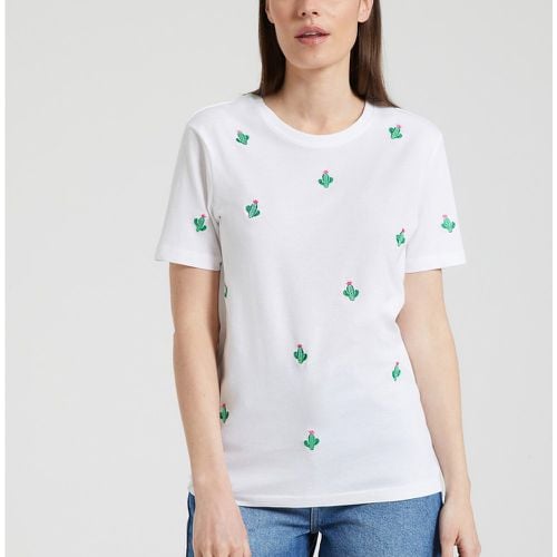 Embroidered Cotton T-Shirt with Short Sleeves - Only Tall - Modalova