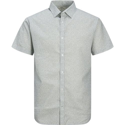 Cotton/Linen Shirt with Short Sleeves - jack & jones - Modalova