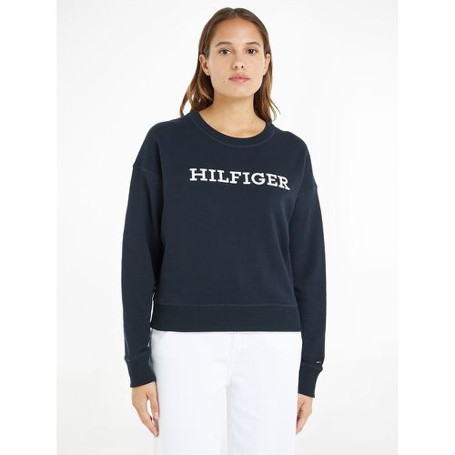 Cotton Logo Print Sweatshirt - Tommy Hilfiger - Modalova