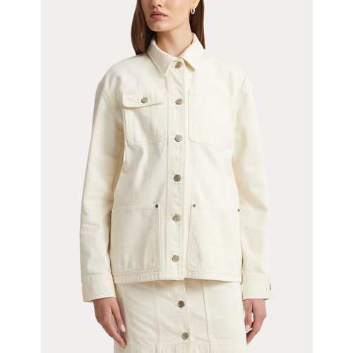 Caitmier Cotton Buttoned Jacket in a Straight Fit - Lauren Ralph Lauren - Modalova