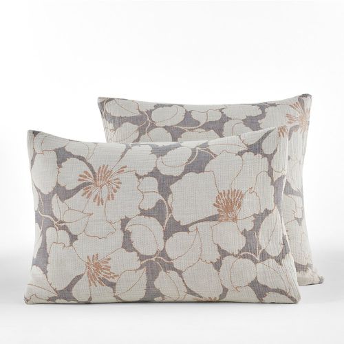 Tamia Floral 100% Organic Cotton Double Muslin 350 Thread Count Pillowcase - AM.PM - Modalova