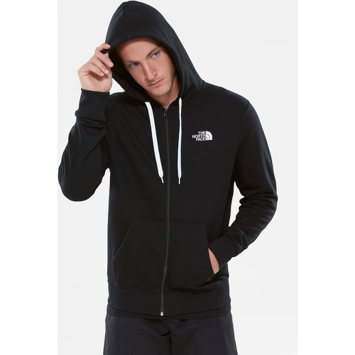 Open Gate Hoodie with Logo Print and Zip Fastening in Cotton Mix - The North Face - Modalova