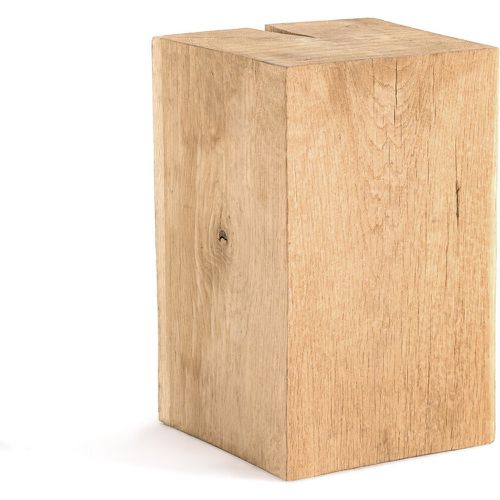 Merlin Solid Oak Block Side Table - AM.PM - Modalova