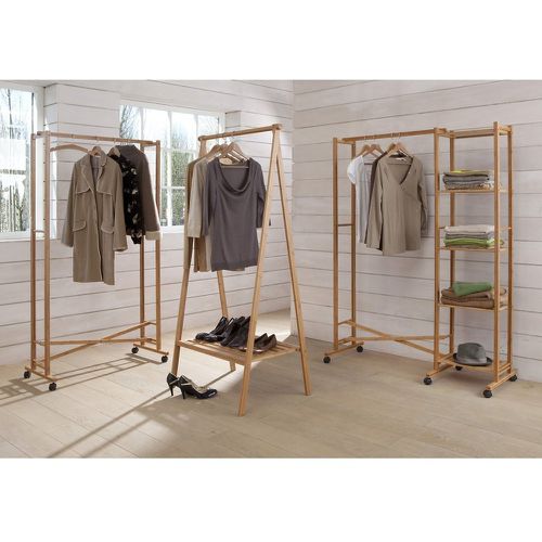 Bamboo Folding Clothes Rack with Shelf - SO'HOME - Modalova