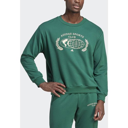 Sports Club Printed Sweatshirt in Cotton Mix - adidas performance - Modalova
