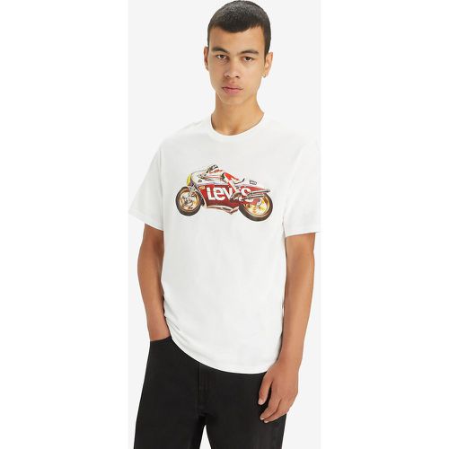 Printed Cotton T-Shirt in Loose Fit with Crew Neck - Levi's - Modalova