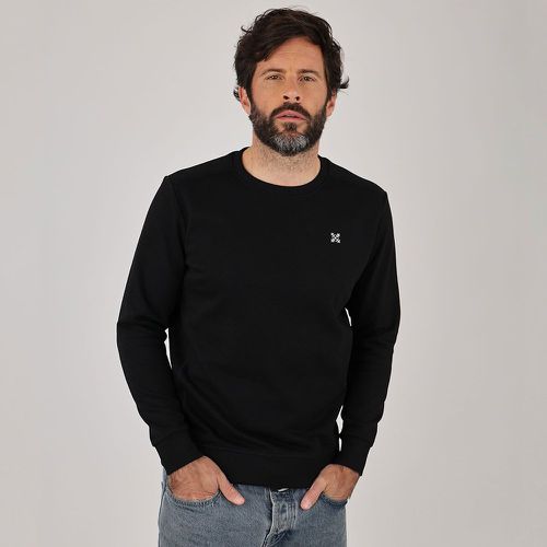 Essential Logo Print Sweatshirt in Cotton Mix with Crew Neck - Oxbow - Modalova
