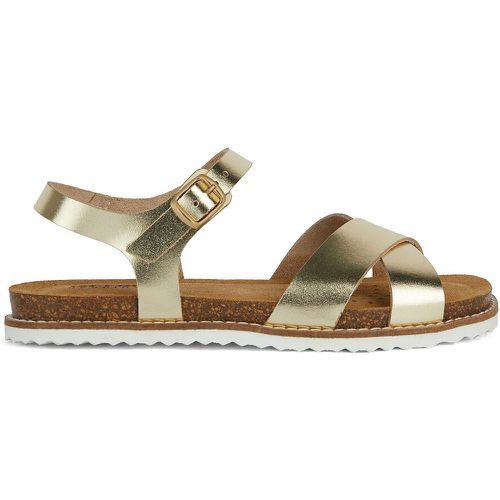 Leuca Leather Flat Sandals - Geox - Modalova