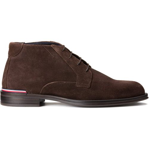 Suede Ankle Boots with Laces - Tommy Hilfiger - Modalova