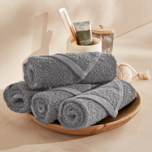 Pack of 4 100% Cotton Terrycloth Guest Towels - LA REDOUTE INTERIEURS - Modalova