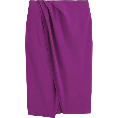Knee-Length Wrapover Skirt - LA REDOUTE COLLECTIONS - Modalova