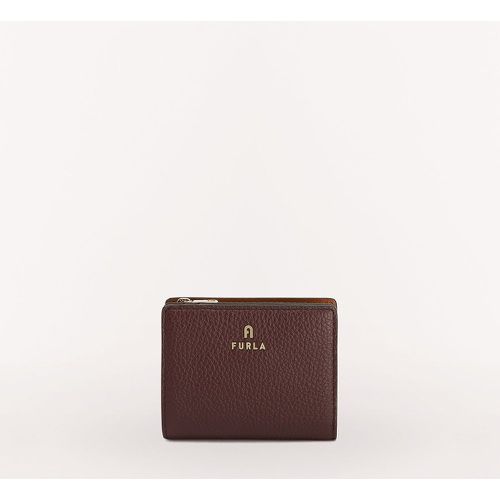 Camelia Small Compact Wallet in Leather - FURLA - Modalova