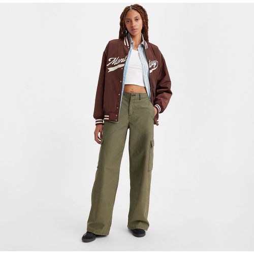 Cotton Baggy Cargo Trousers with High Waist and Wide Leg - Levi's - Modalova