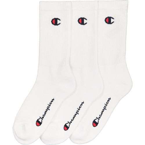Pack of 3 Pairs of Socks with Small Logo in Cotton Mix - Champion - Modalova