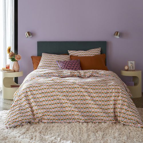 Doti 50% Recycled Cotton Bed Set with Straight Pillowcase - LA REDOUTE INTERIEURS - Modalova