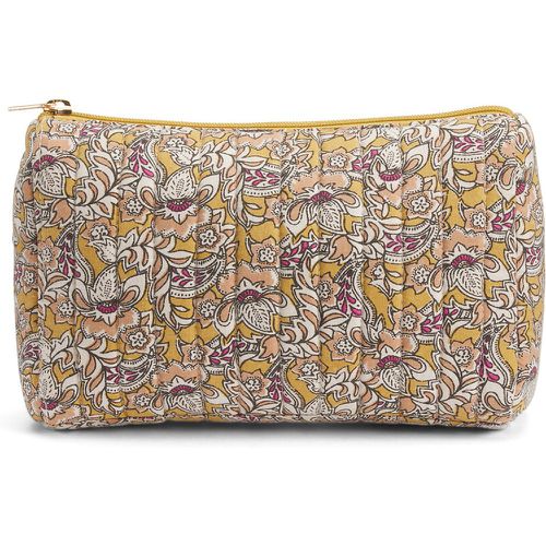Floral Quilted Cotton Pouch - LA REDOUTE COLLECTIONS - Modalova