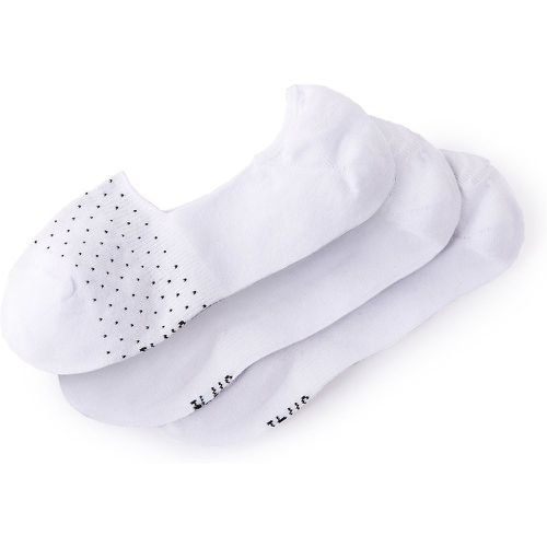 Pack of 3 Pairs of Invisible Socks in Cotton Mix - LA REDOUTE COLLECTIONS - Modalova