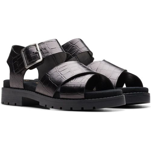 Orinoco Cross Leather Sandals - Clarks - Modalova