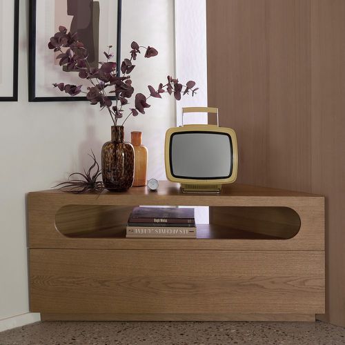 Vonti Oak Veneer Corner TV Cabinet - LA REDOUTE INTERIEURS - Modalova