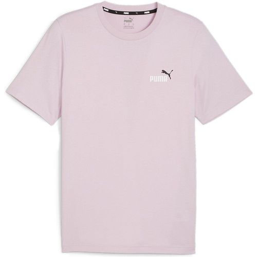 Essential Cotton T-Shirt with Small Logo Print and Short Sleeves - Puma - Modalova