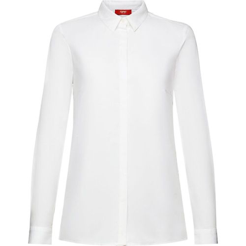 Cotton Fitted Shirt - Esprit - Modalova