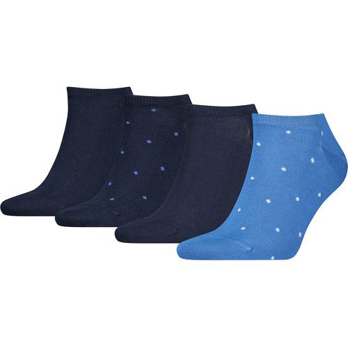 Pack of 4 Pairs of Trainer Socks in Cotton Mix - Tommy Hilfiger - Modalova