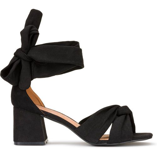 Recycled Heeled Sandals with Ankle Lacing - LA REDOUTE COLLECTIONS PLUS - Modalova