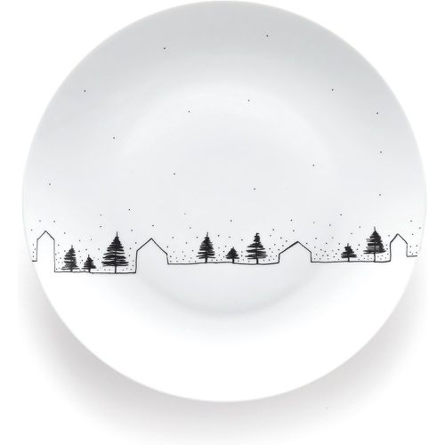 Set of 4 Miwin Winter Porcelain Plates - LA REDOUTE INTERIEURS - Modalova