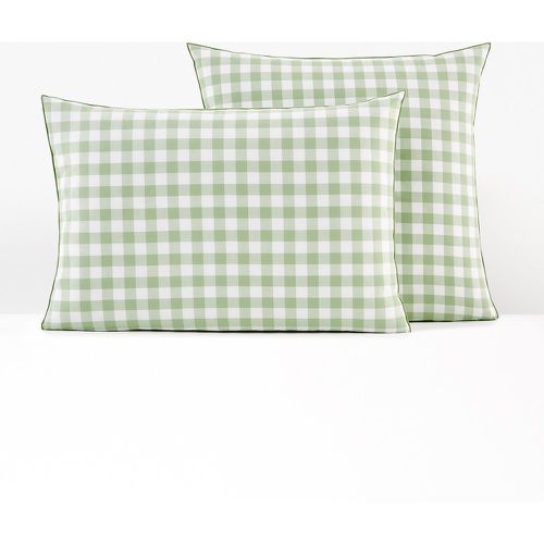 Veldi Green Cotton Pillowcase - LA REDOUTE INTERIEURS - Modalova