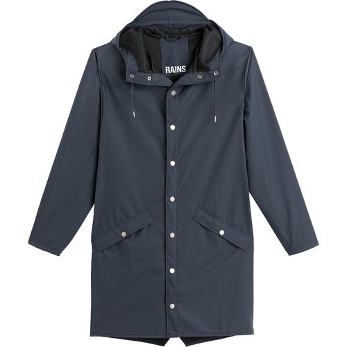 Unisex Waterproof Hooded Jacket with Zip Fastening - Rains - Modalova