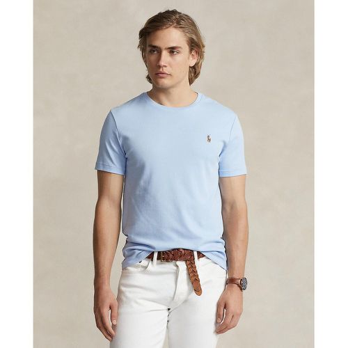 Interlock Cotton T-Shirt in Regular Fit with Crew Neck - Polo Ralph Lauren - Modalova