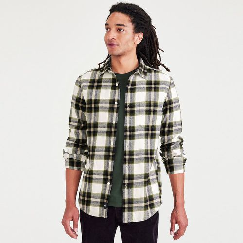 Checked Cotton Shirt in Regular Fit with Long Sleeves - Dockers - Modalova