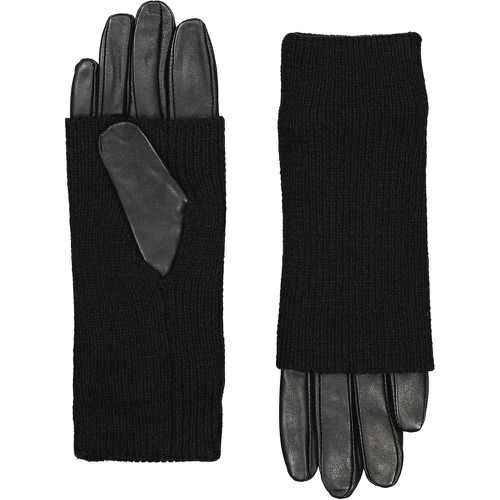 Leather Dual Fabric Gloves - LA REDOUTE COLLECTIONS - Modalova