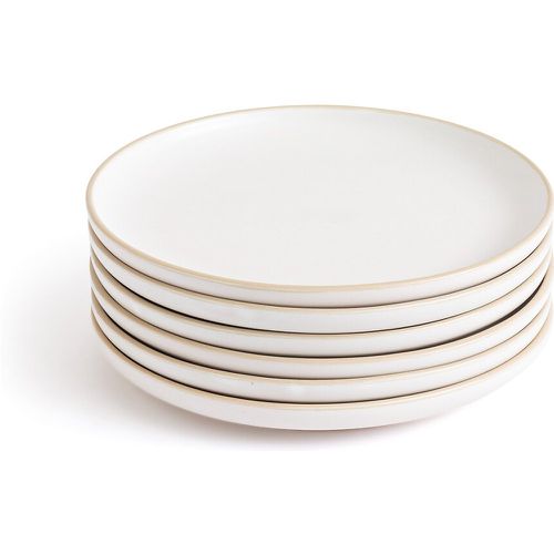 Set of 6 Nordik Matte Stoneware Dessert Plates - LA REDOUTE INTERIEURS - Modalova