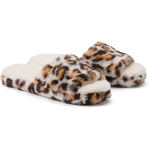 Leopard Print Slippers in Faux Fur - LA REDOUTE COLLECTIONS - Modalova