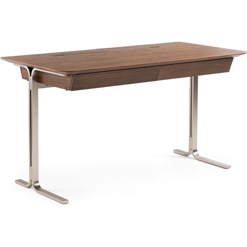 Jackson Walnut & Satin Nickel Desk - AM.PM - Modalova