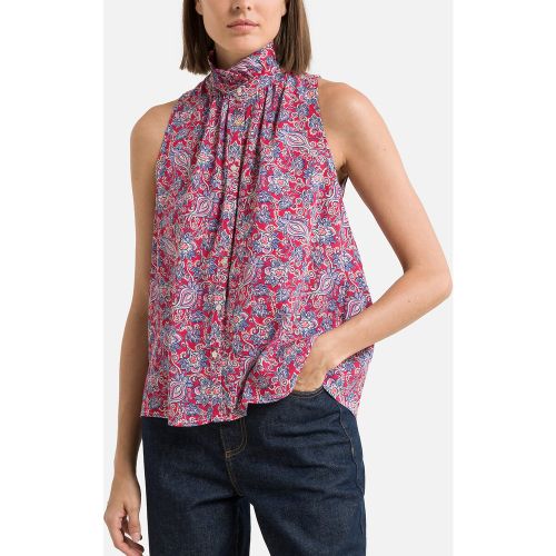 Printed Sleeveless Blouse - SEE U SOON - Modalova