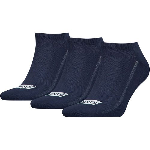 Pack of 3 Pairs of Trainer Socks in Cotton Mix - Levi's - Modalova