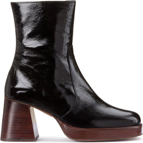 Brigand Glossy Ankle Boots in Leather - JONAK - Modalova