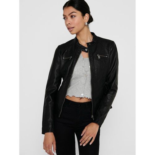 Faux Leather Jacket - Only - Modalova