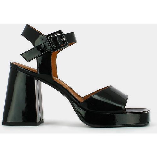 Divina Leather Platform Sandals - JONAK - Modalova