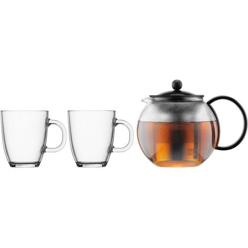 K1805-01 Assam Teapot + 2 Mugs - Bodum - Modalova