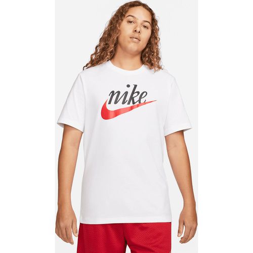 Tee Futura 2 T-Shirt in Cotton with Short Sleeves - Nike - Modalova