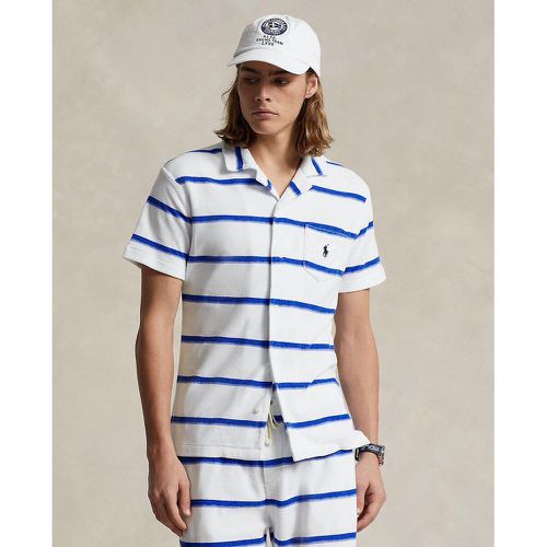 Striped Cotton Mix Shirt with Short Sleeves - Polo Ralph Lauren - Modalova