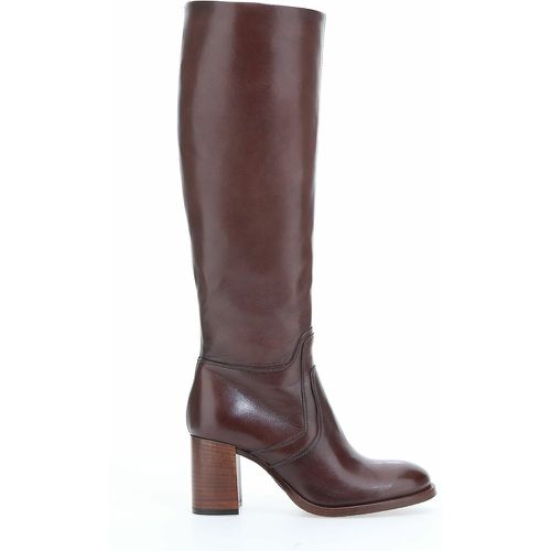 Leather Heeled Calf Boots - MJUS - Modalova