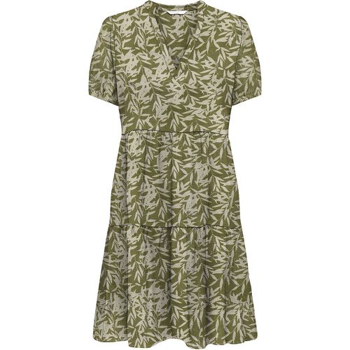 Leaf Print Mini Dress - Only - Modalova