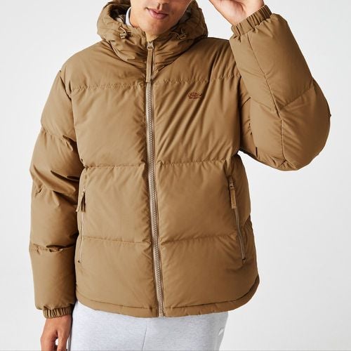 Warm Hooded Padded Jacket with Zip Fastening - Lacoste - Modalova