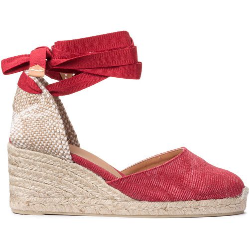 Carina Lace-Up Espadrilles in Canvas with Wedge Heel - CASTANER - Modalova