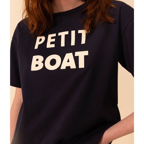 Boxy Cotton Jersey T-Shirt - PETIT BATEAU - Modalova