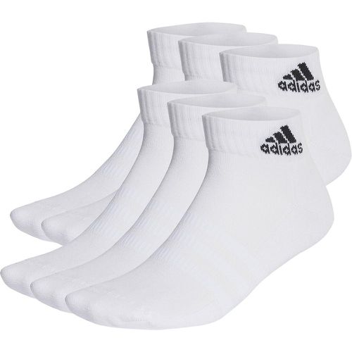 Pack of 6 Pairs of Sportswear Quilted Socks in Cotton Mix - adidas performance - Modalova